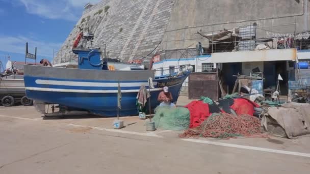 Mafra Portugal August 2020 Blick Auf Das Dorf Ericeira Portugal — Stockvideo