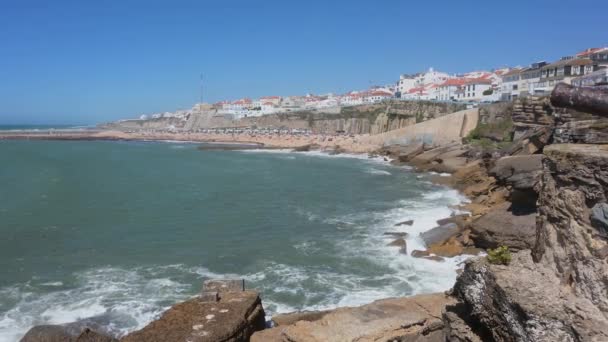 Mafra Portugal August 2020 View Ericeira Village Portugal — Stock Video