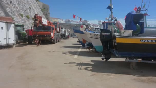 Mafra Portugal August 2020 Blick Auf Das Dorf Ericeira Portugal — Stockvideo