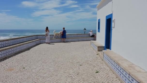 Mafra Portugal Agosto 2020 Vista Del Pueblo Ericeira Portugal — Vídeo de stock