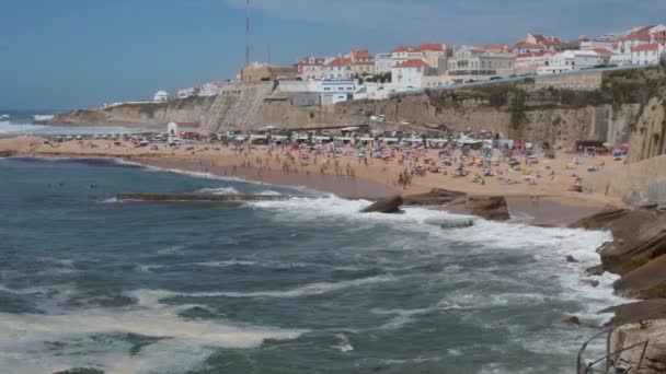Mafra Portugalia Sierpnia 2020 Widok Wioskę Ericeira Portugalii — Wideo stockowe