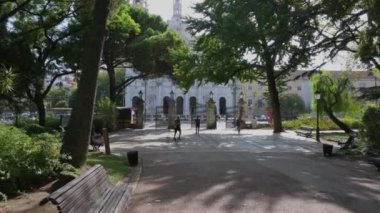 Lizbon, Portekiz. 29 Eylül 2020. Lizbon şehir merkezinin hava fotoğrafçılığı