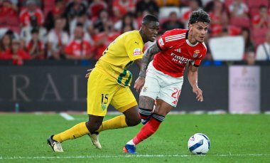 Lizbon, Portekiz. 23 Ağustos 2025. Estdio da Luz 'da Benfica ve Tondela arasında oynanan Liga Portekiz Maçı 3.. 