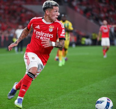 Lizbon, Portekiz. 23 Ağustos 2025. Estdio da Luz 'da Benfica ve Tondela arasında oynanan Liga Portekiz Maçı 3.. 