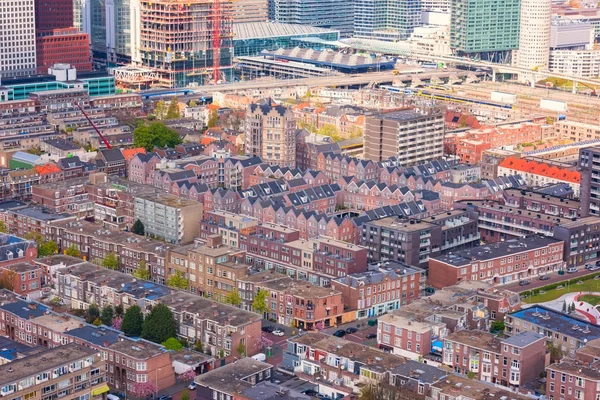 Воздушный Городской Пейзаж Гааги Den Haag Вид Высоким Углом Нидерланды — стоковое фото