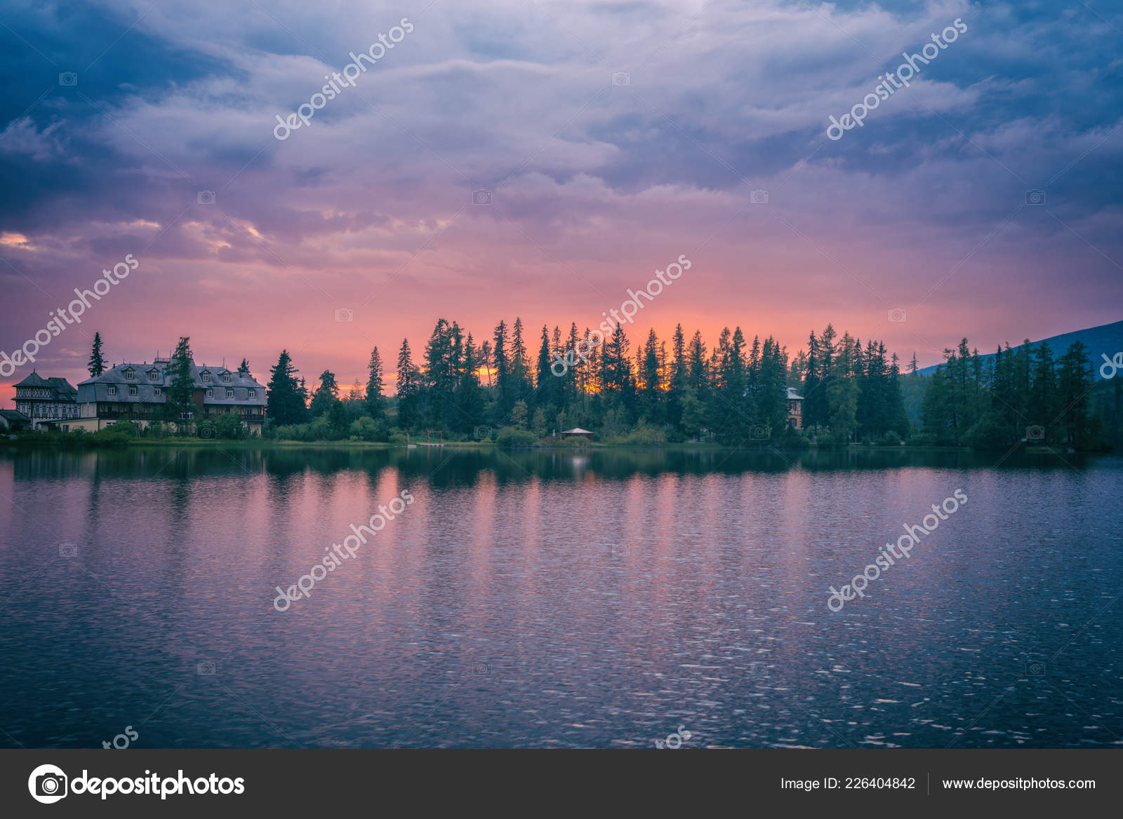 étonnante Nature Paysage Fond écran Nuageux Coloré Coucher