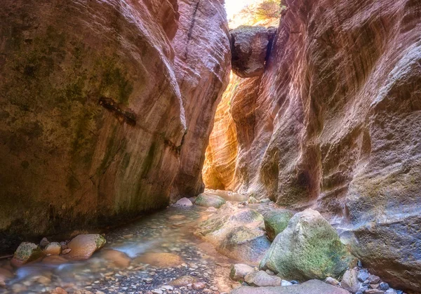 Erstaunliche avakas Schlucht, Naturlandschaft, Zypern — Stockfoto