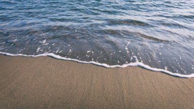 Kum plaj ve okyanus veya deniz dalgası, Doğa arka plan