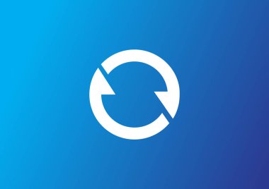 Basit web simgesi ile okları sembolleri