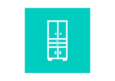 iç düz kutsal kişilerin resmi, vektör çizim