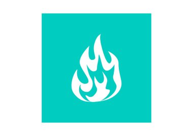 şenlik ateşi web simgesi, vektör illüstrasyonu 