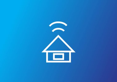 Basit web simgesi ev simgesiyle