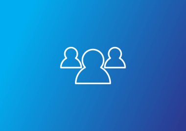 Grup insanlar basit web simgesi