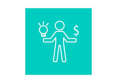 ışık işareti fikirleri, web simgesi. vektör tasarımı