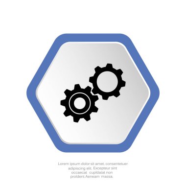 Gears'ı ile basit web simgesi 