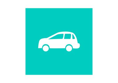 araba web simgesi, vektör illüstrasyonu 