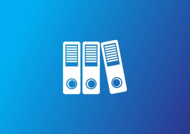 iş belge simgesi, vektör çizim