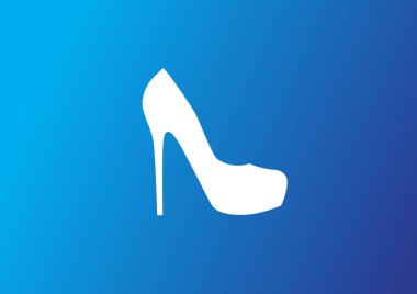 Ayakkabı Web simgesi, vektör illüstrasyonu 