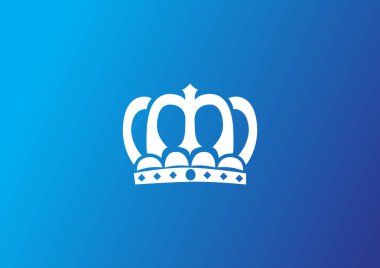 Web simgesi, vektör çizim taç 