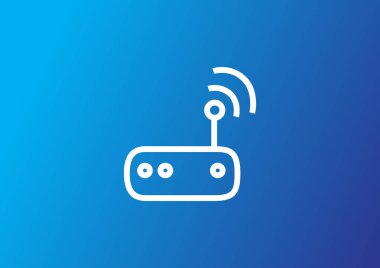 yönlendirici basit simgesi