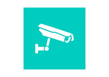 kamera web simgesi, vektör illüstrasyonu  