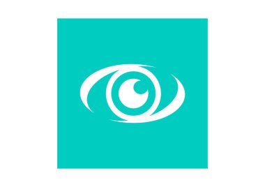 Göz Ağı simgesi, vektör illüstrasyonu 