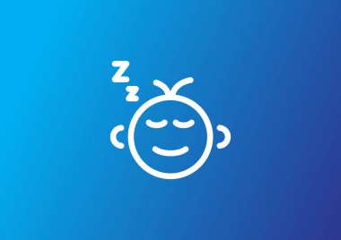  küçük bebek sembolü, vektör çizim