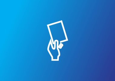 Futbol web simgesi, renkli vektör çizim