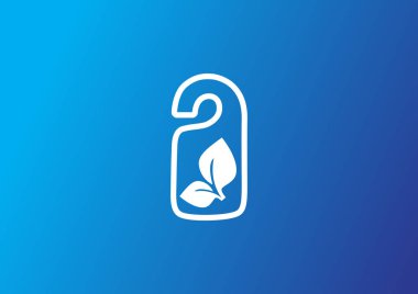 Eko web simgesi, vektör çizim 