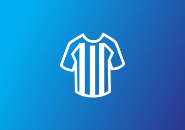 Futbol web simgesi, renkli vektör çizim