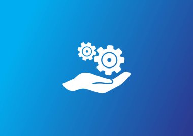 Gears'ı ile basit web simgesi 