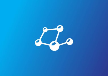 bağlantı düz işareti, vektör çizim