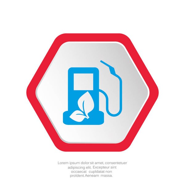 бензин от иконки веб, векторная иллюстрация
 