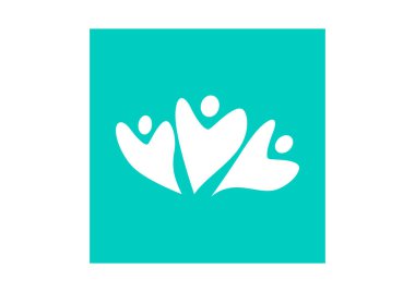 insanlar web simgesi, vektör illüstrasyonu  