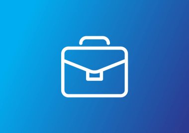 Belgeleri web simgesi için iş çanta. vektör tasarımı