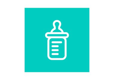 Çocuk oyuncak web simgesi, renkli vektör çizim 