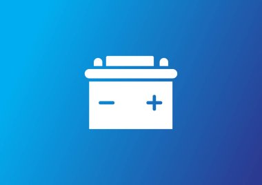 Pil web simgesi, vektör çizim 