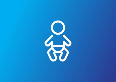 Çocukluk kutsal kişilerin resmi, vektör çizim 