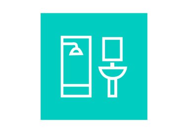 iç düz kutsal kişilerin resmi, vektör çizim