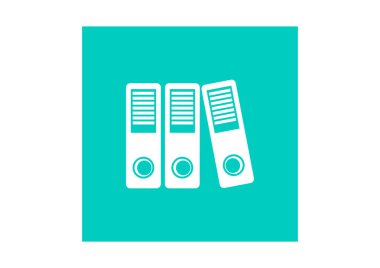 iş belge simgesi, vektör çizim