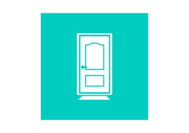 Web simgesi basit kapı ile