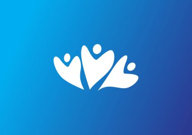 insanlar web simgesi, vektör illüstrasyonu  