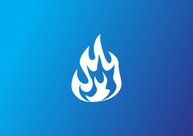 şenlik ateşi web simgesi, vektör illüstrasyonu 