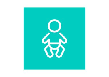 Çocukluk kutsal kişilerin resmi, vektör çizim 