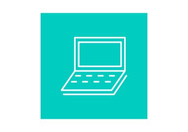 Bilgisayar aygıtı ile basit web simgesi