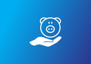 mevduat sigorta web simgesi. vektör tasarımı