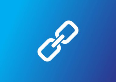 Blockchain simgesi olan basit web simgesi