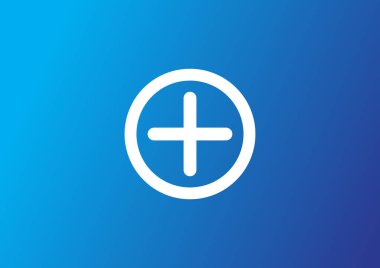 Basit web simgesi ile artı daire 