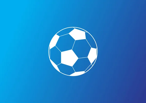 Fotboll Web Ikonen Färgglada Vektorillustration — Stock vektor