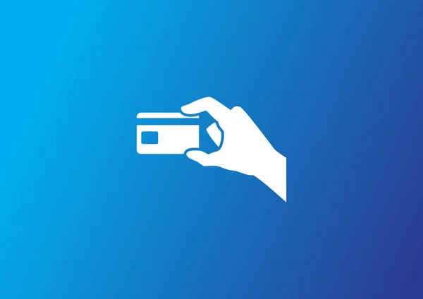 Mão segurando cartão de crédito —  Vetores de Stock